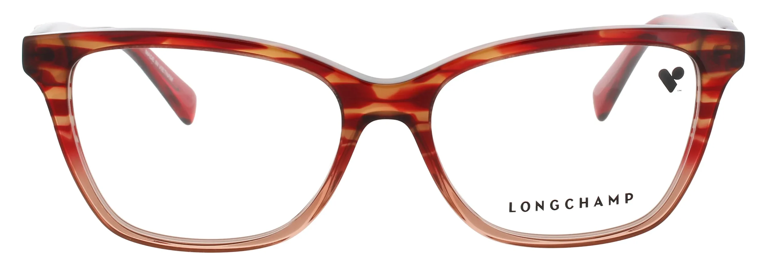 Longchamp LO2744-N 606 Eyeglasses Textured Red 55mm Women 2