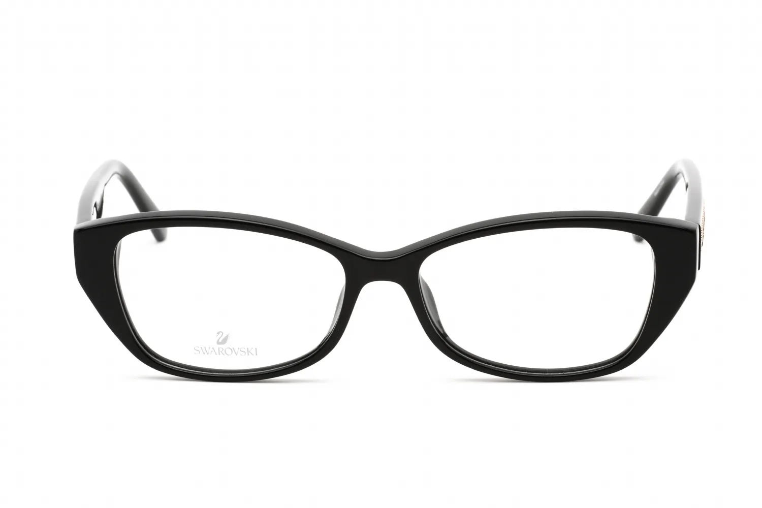 Swarovski SK5391 001 Eyeglasses Shiny Black 53mm Women 2