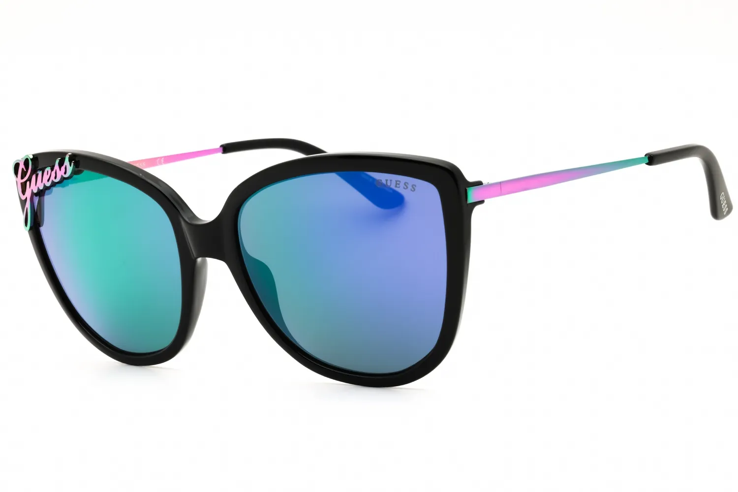 Guess GU7740 01C Sunglasses Shiny Black 59mm Women