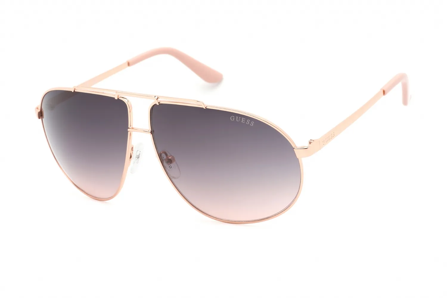 Guess GU5208 28B Sunglasses Shiny Rose Gold 64mm Men