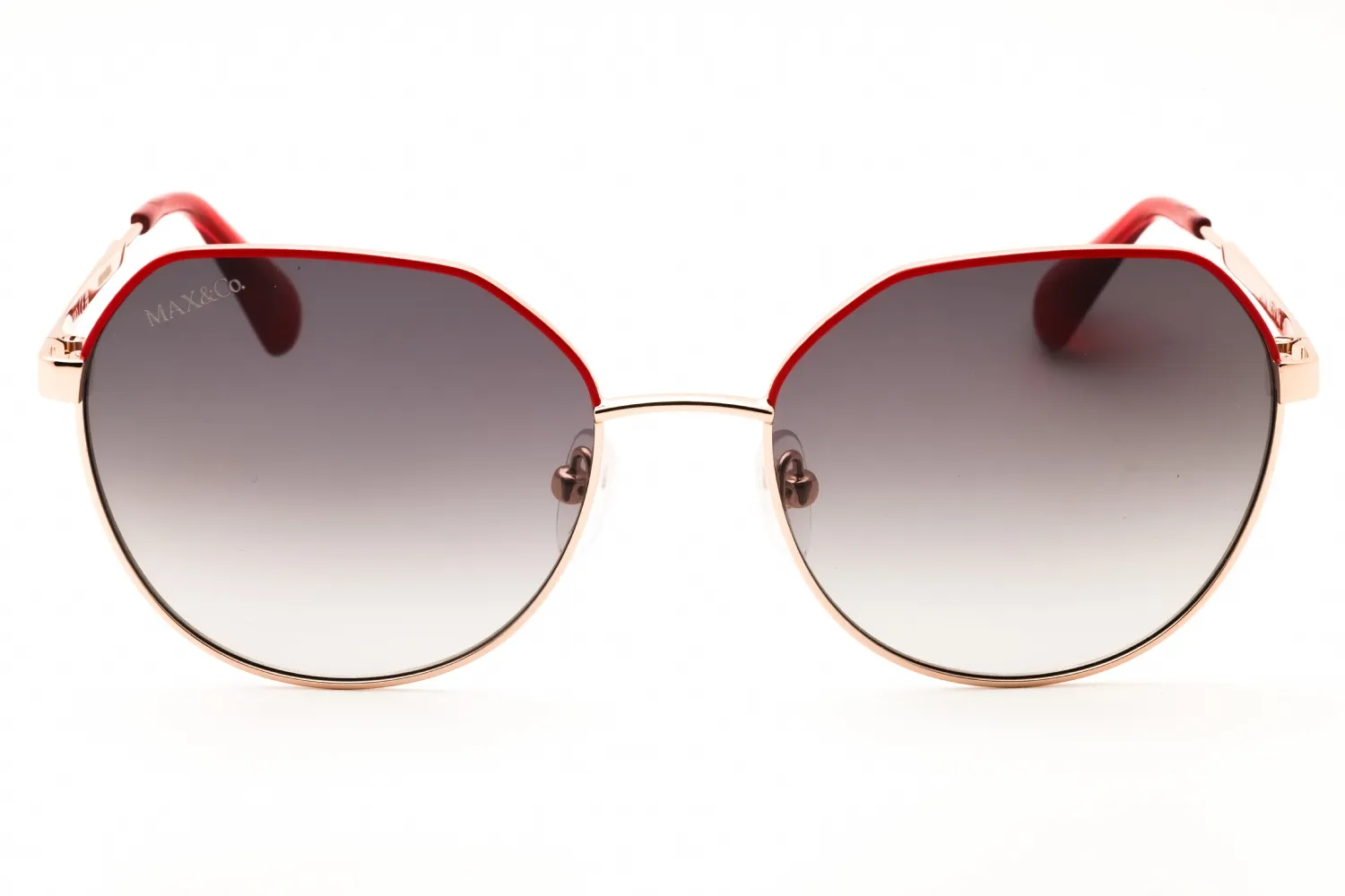 Max & Co MO0060 28A Sunglasses Shiny Rose Gold 52mm Women 2