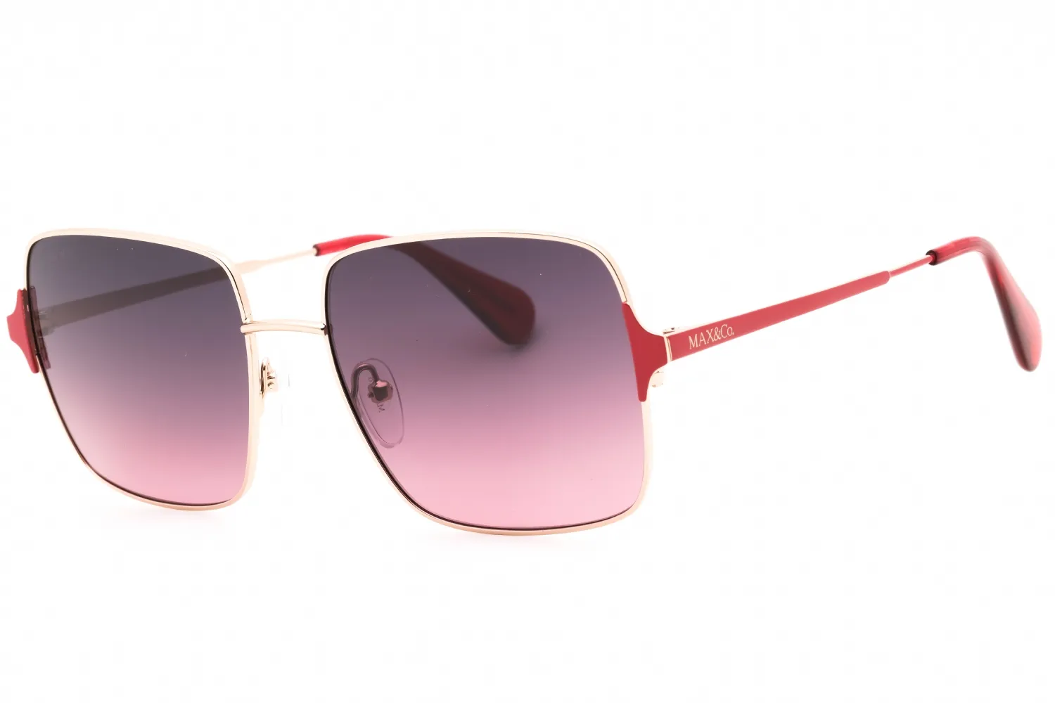 Max & Co MO0072 28B Sunglasses Shiny Rose Gold 56mm Women