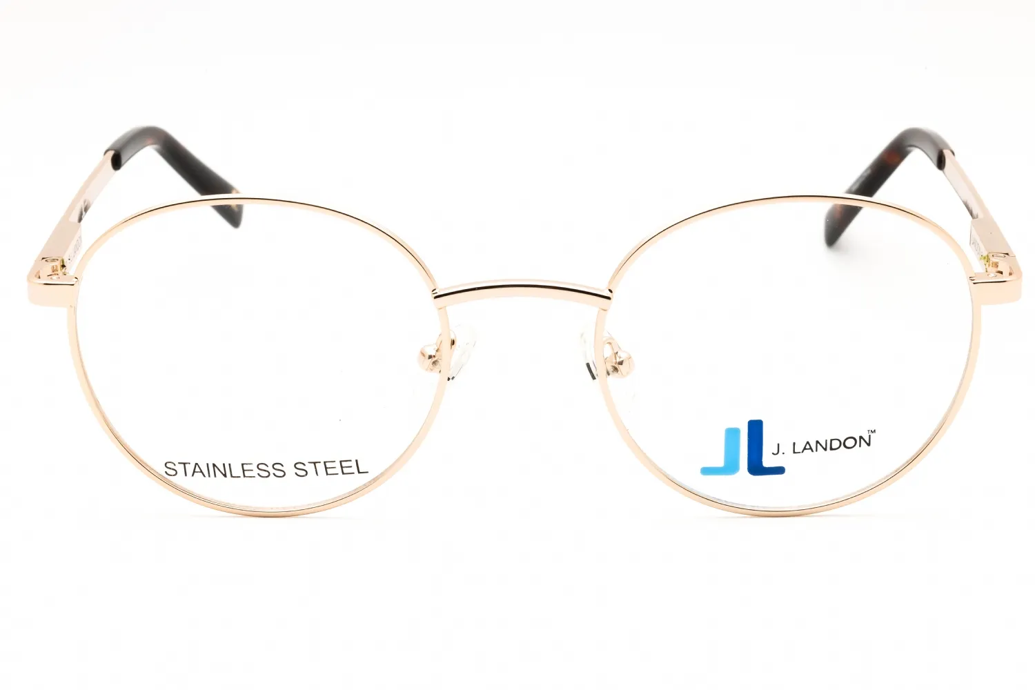 J. Landon JL1014 032 Eyeglasses Pale Gold 51mm Men 2