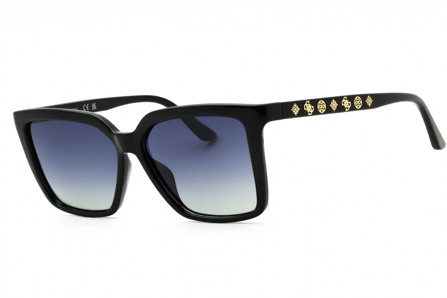 Guess GU00099 01D Sunglasses Shiny Black 55mm Women