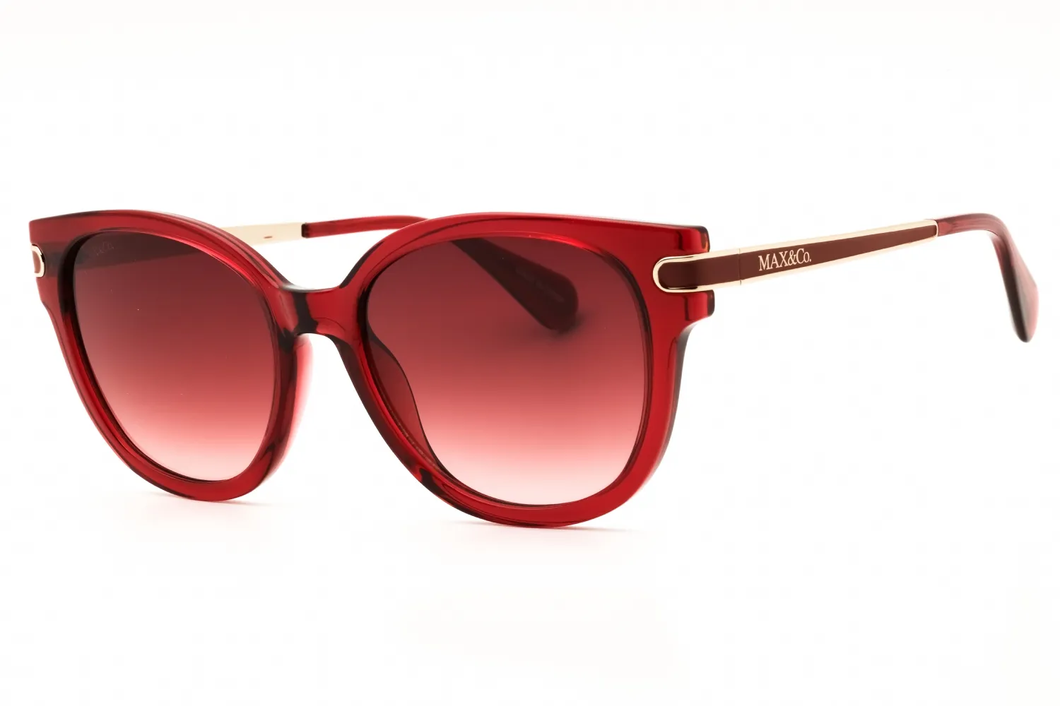 Max & Co MO0121 69T Sunglasses Shiny Bordeaux 55mm Women