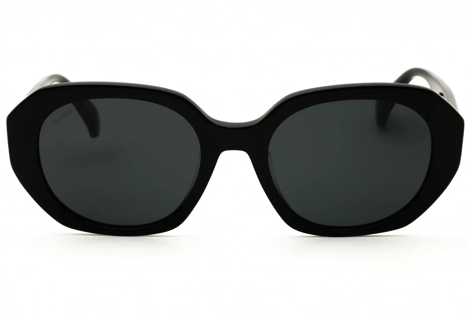 Max Mara MM0151-K 01A Sunglasses Shiny Black 54mm Women 2
