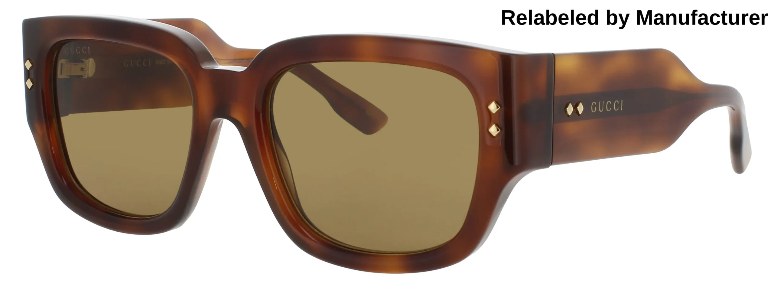 Gucci GG1261S 002 Sunglasses Havana 54mm Men