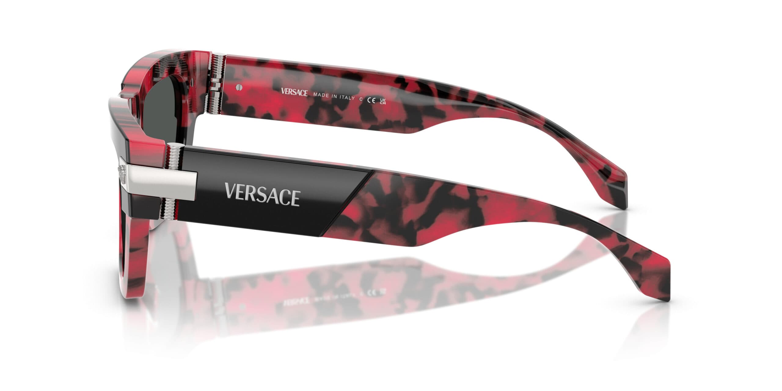 Versace 0VE4464 54578755 Sunglasses Red Havana 55mm Men 3