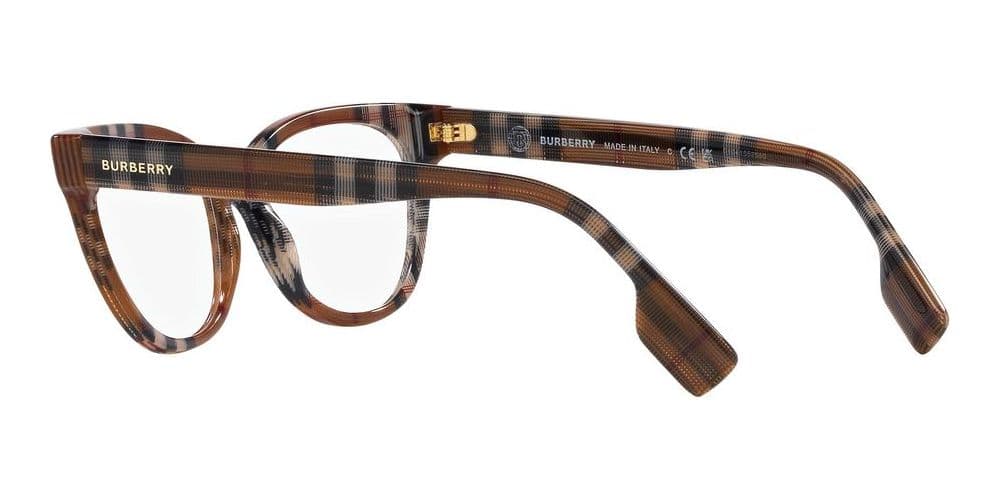 Burberry 0BE2375 3966 Eyeglasses Check Brown 53mm Women 5