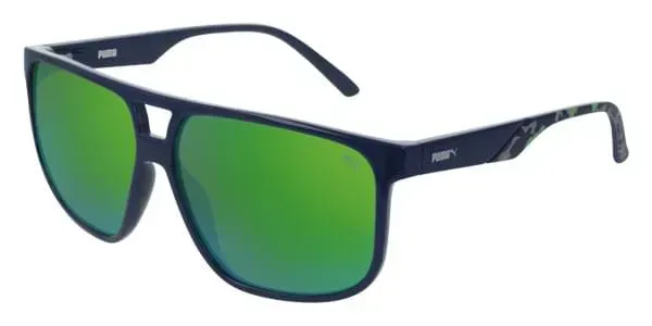 Puma PU0200S Sunglasses Blue 60mm Men