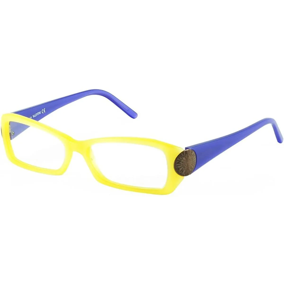 Valentino VAL5596 VQQ Eyeglasses Yellow Violet 52mm Women