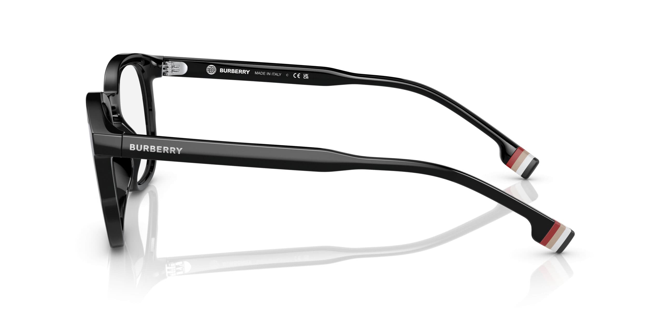 Burberry 0BE2370U 3001 Eyeglasses Black 53mm Unisex 3