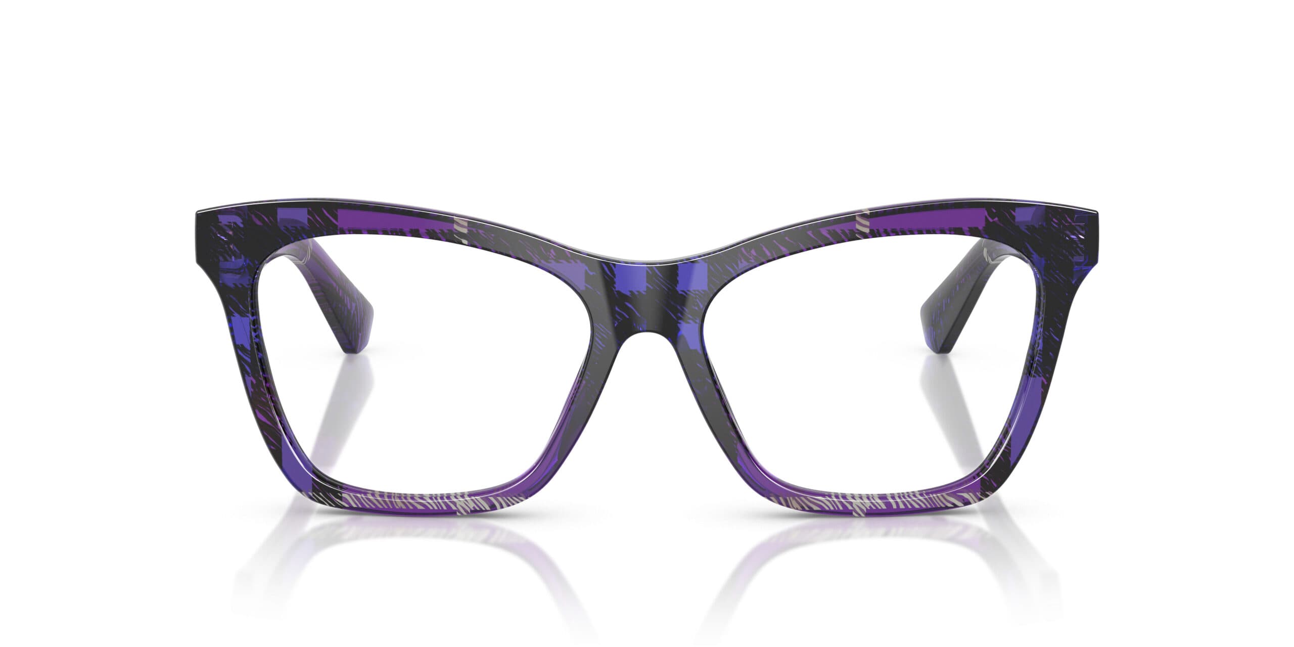 Burberry 0BE2416 4113 Eyeglasses Checkered Violet 2