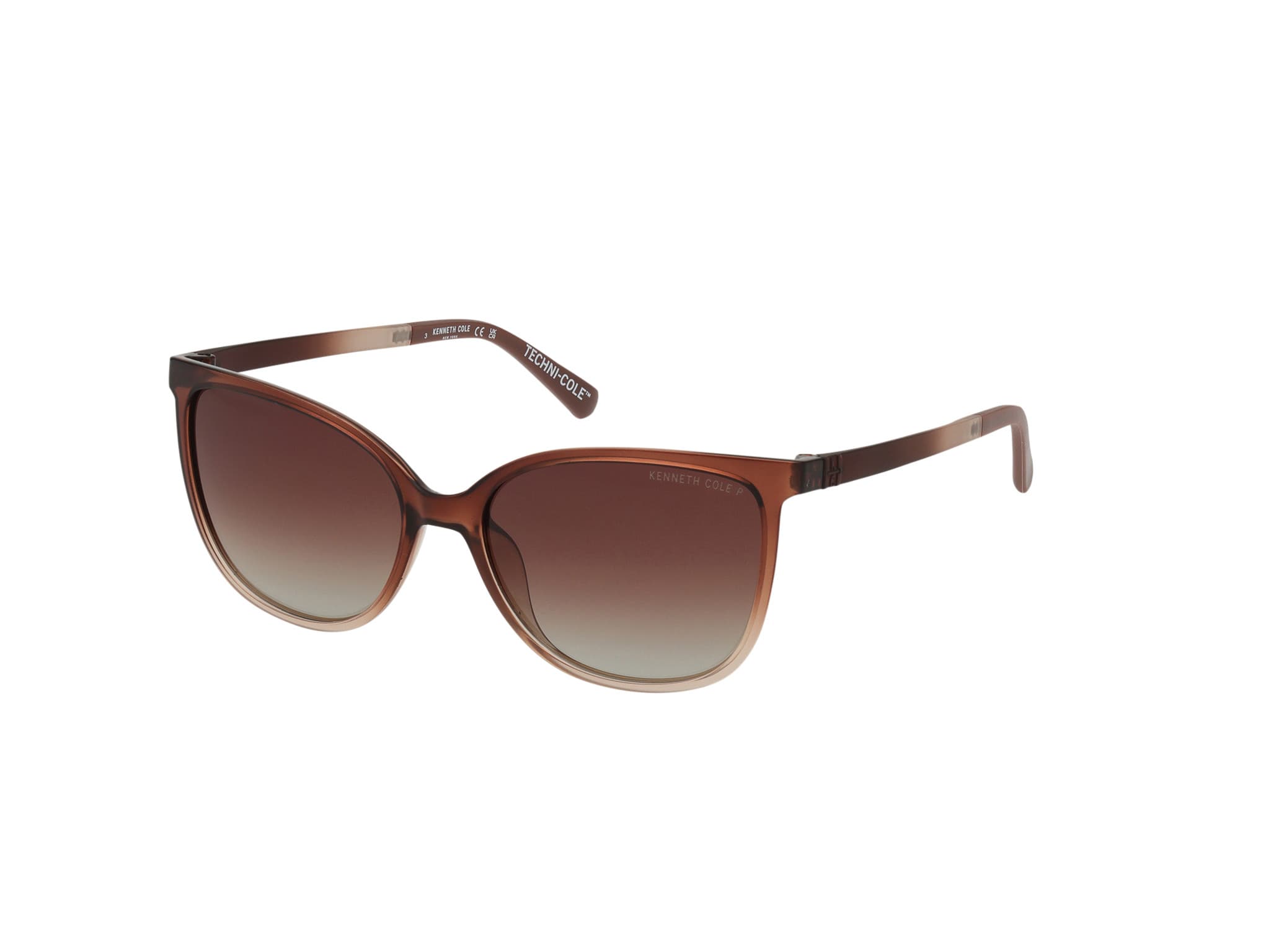 Kenneth Cole KC00053 50H Sunglasses Brown 140mm Women