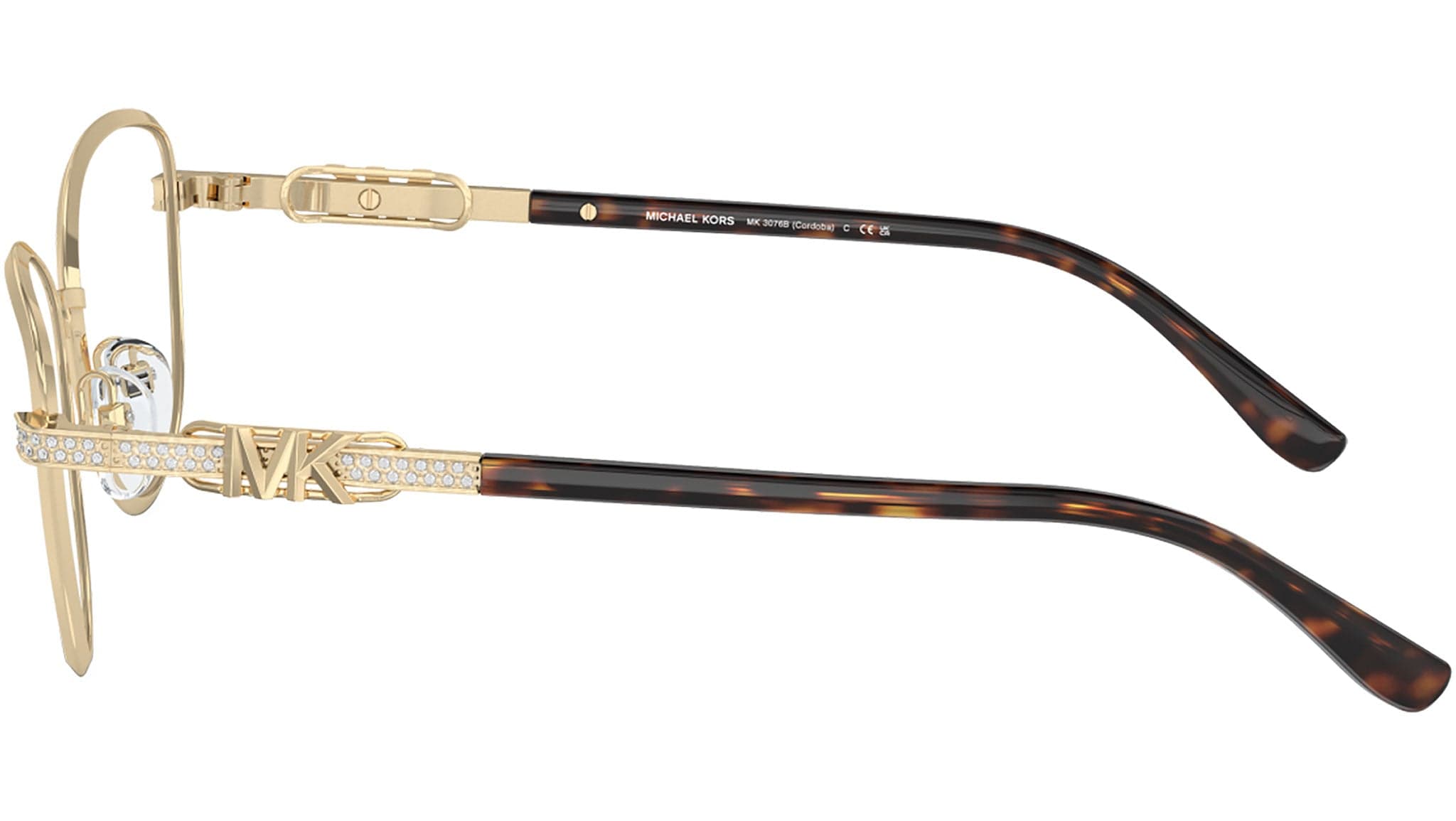 Michael Kors MK3076B Cordoba 1014 Eyeglasses Gold 55mm Unisex 3