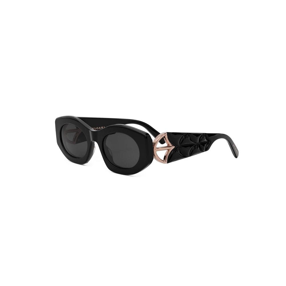 Bvlgari BV40049I CALLA 01A Sunglasses Shiny Black 51mm