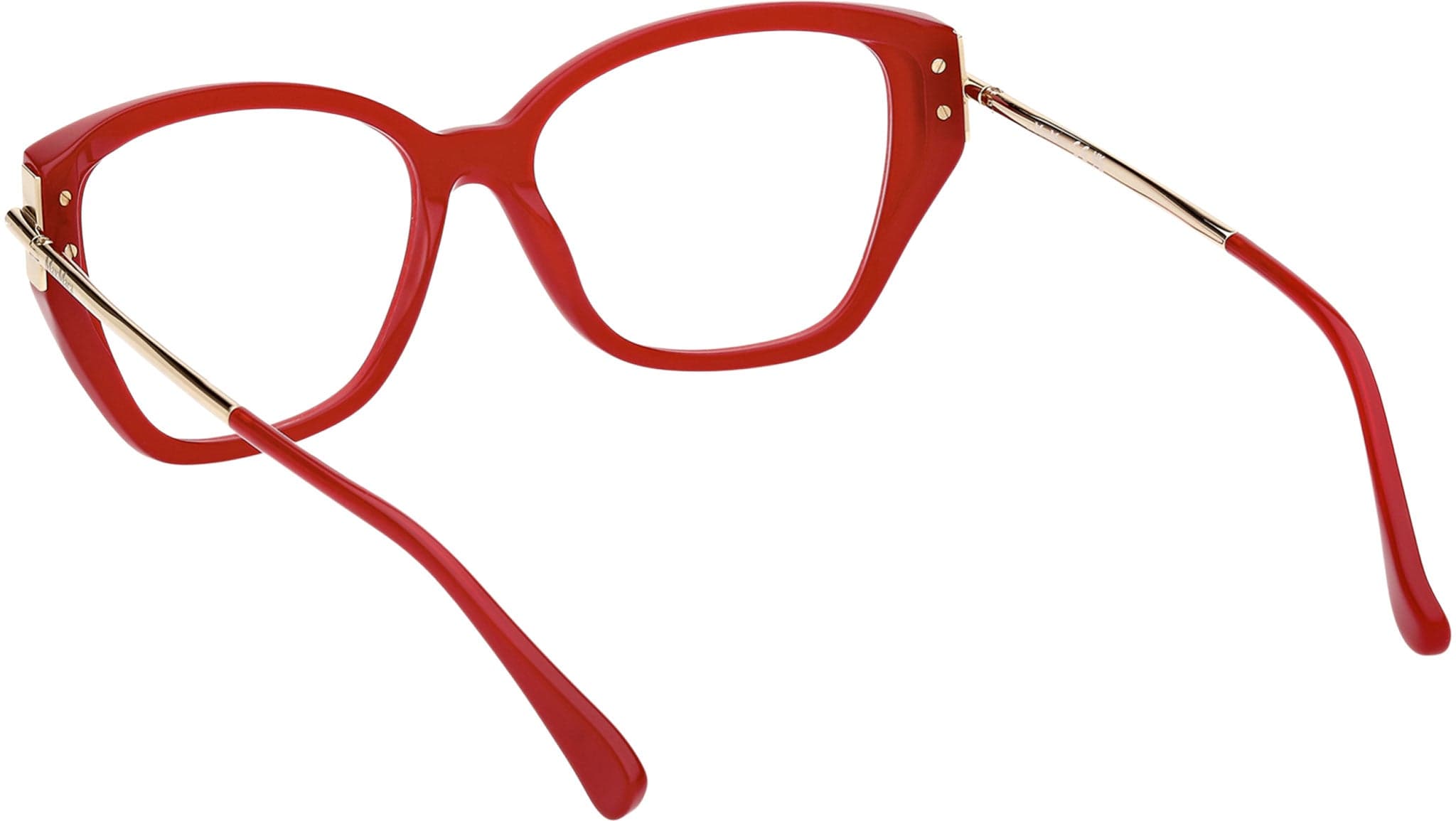 Max Mara MM5117 066 Eyeglasses Shiny Red 55mm Women 4