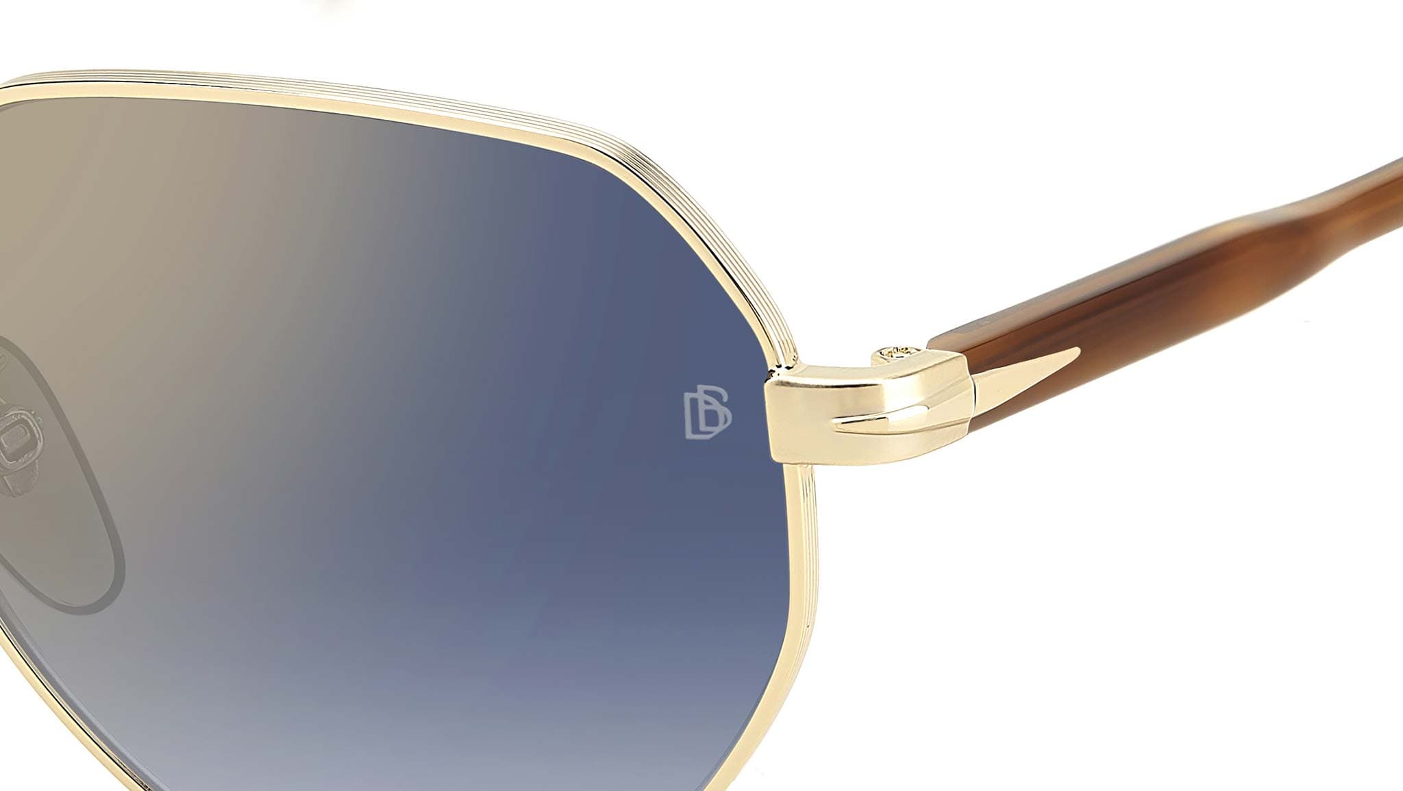 David Beckham DB 1162/F/S 006J 1V Sunglasses Gold 56mm Men 3