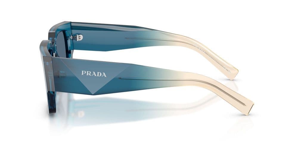 Prada 0PR B17S 24F80S Sunglasses Transparent Blue 54mm Men 3