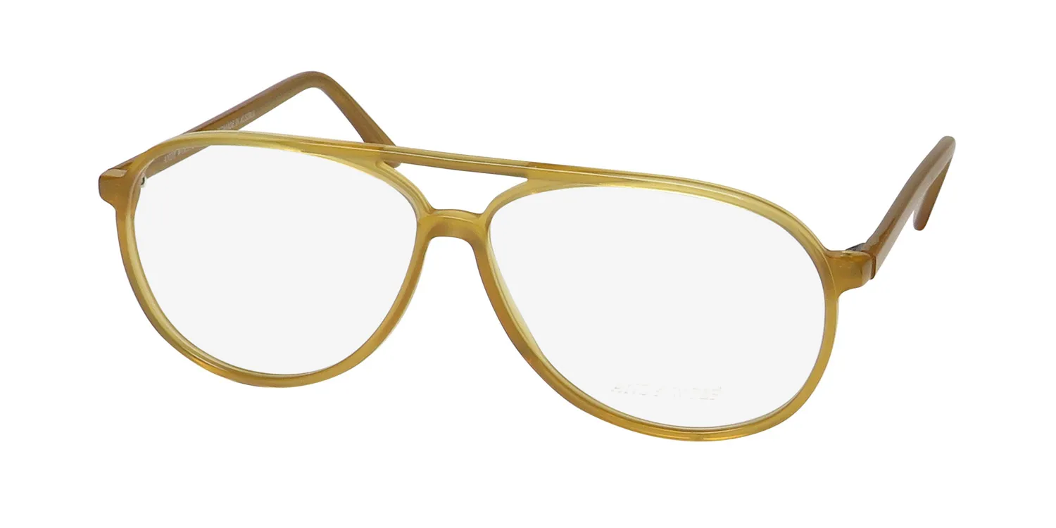 Andy Wolf 4517 b Eyeglasses Yellow Brown 60mm