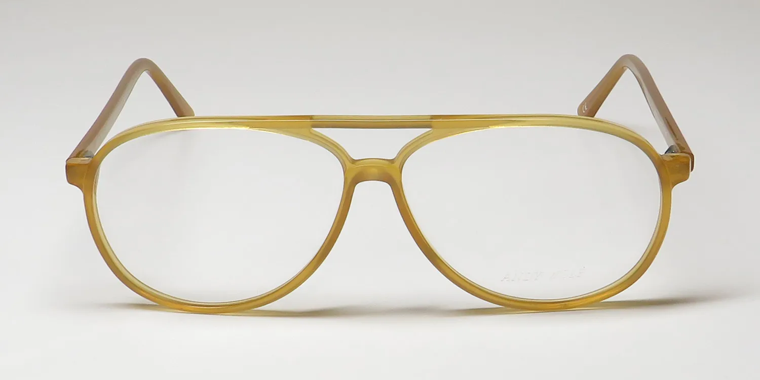 Andy Wolf 4517 b Eyeglasses Yellow Brown 60mm 3