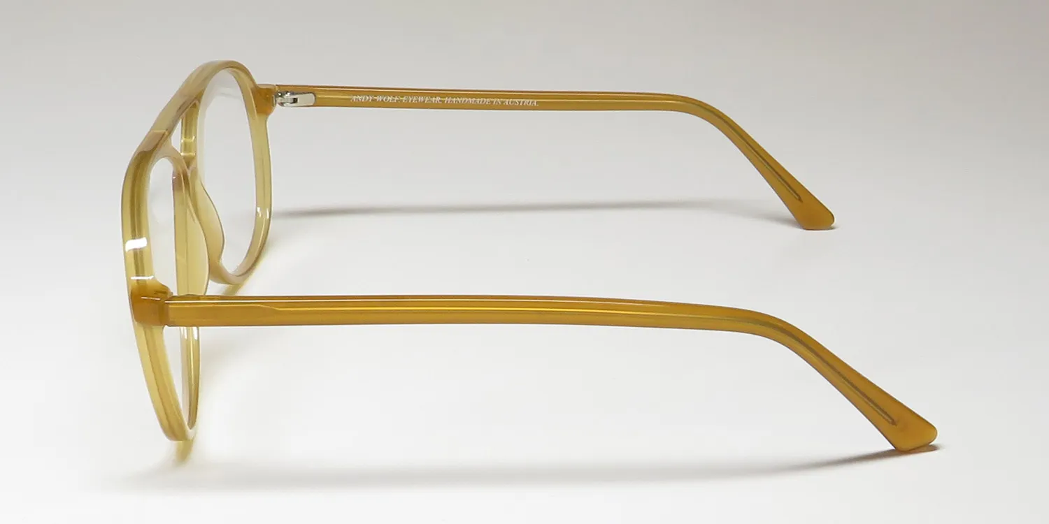 Andy Wolf 4517 b Eyeglasses Yellow Brown 60mm 4