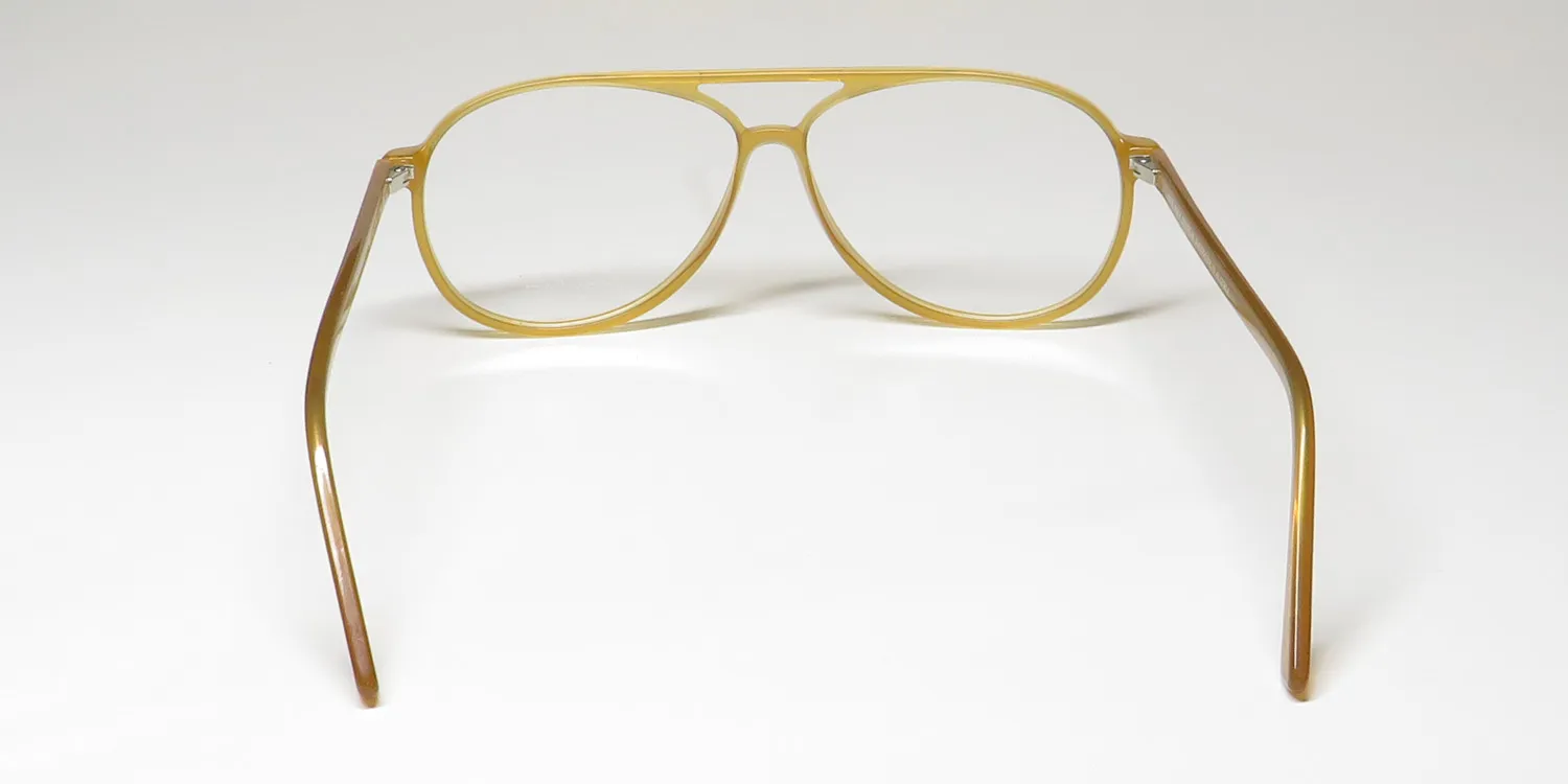 Andy Wolf 4517 b Eyeglasses Yellow Brown 60mm 5