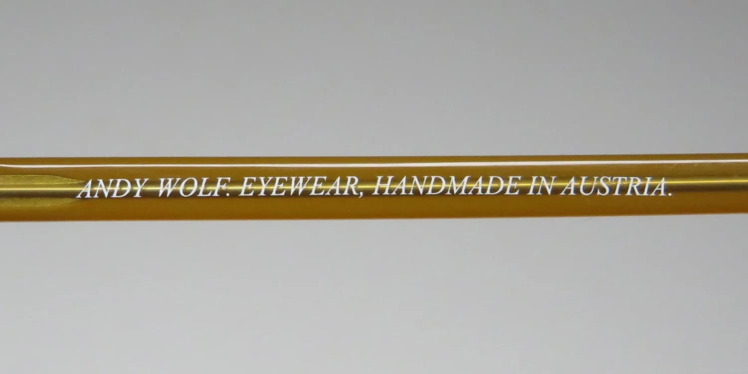 Andy Wolf 4517 b Eyeglasses Yellow Brown 60mm 7