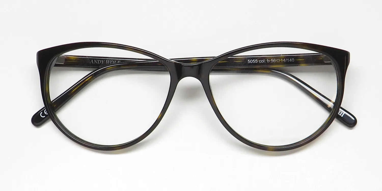 Andy Wolf 5055 b Eyeglasses Brown 56mm 2