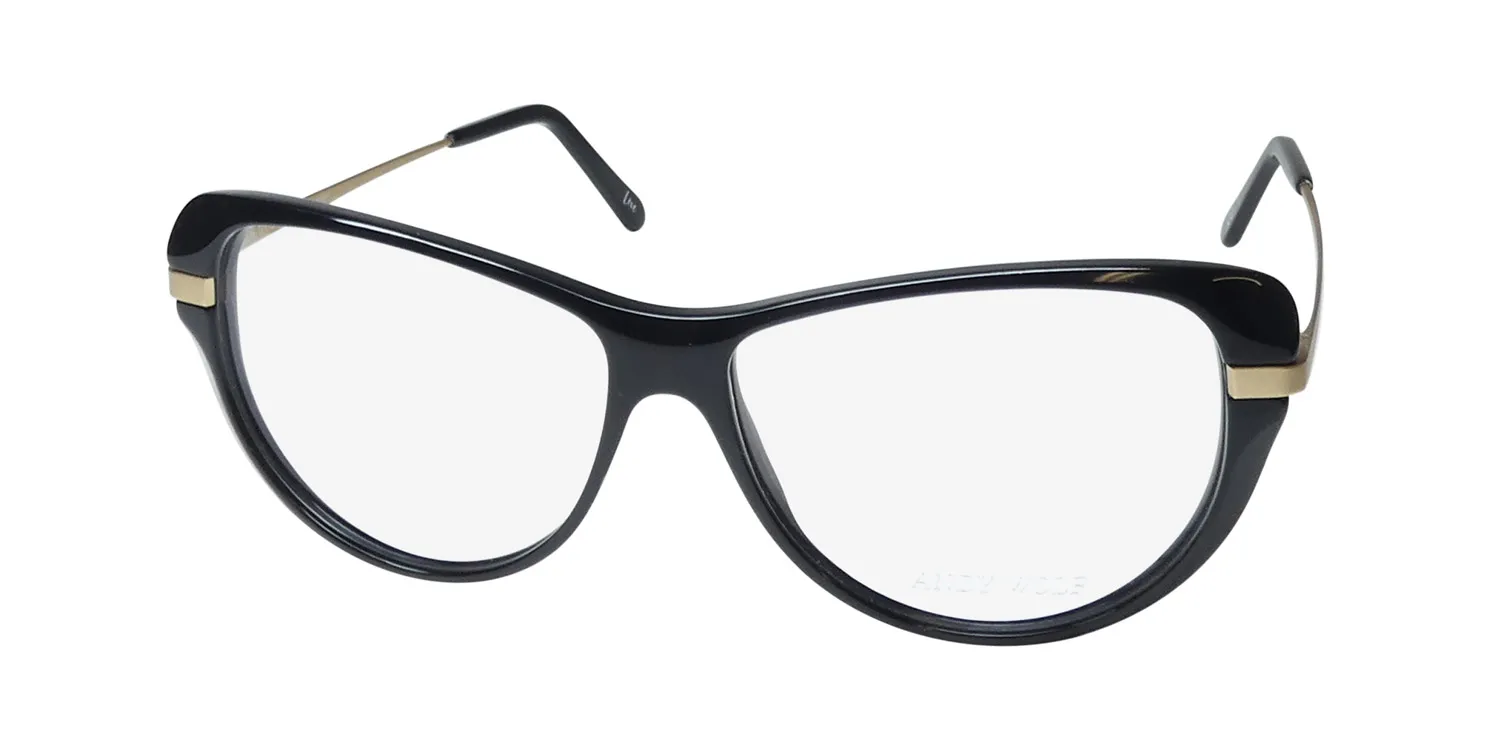 Andy Wolf 5068 a Eyeglasses Black 56mm