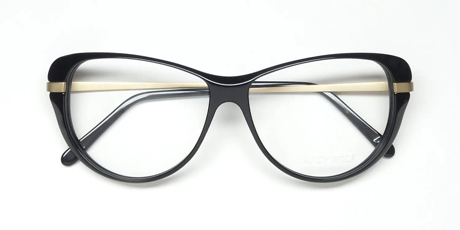 Andy Wolf 5068 a Eyeglasses Black 56mm 2