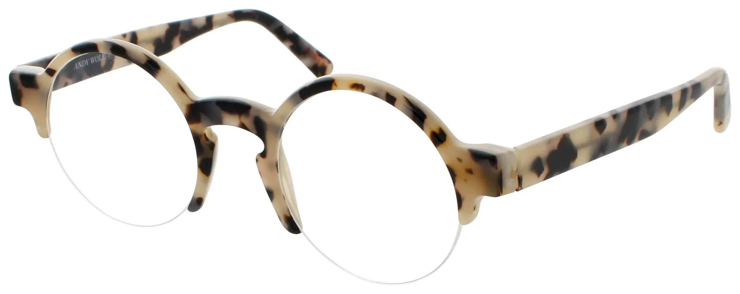 Andy Wolf 4554 E Eyeglasses Beige 45mm Unisex