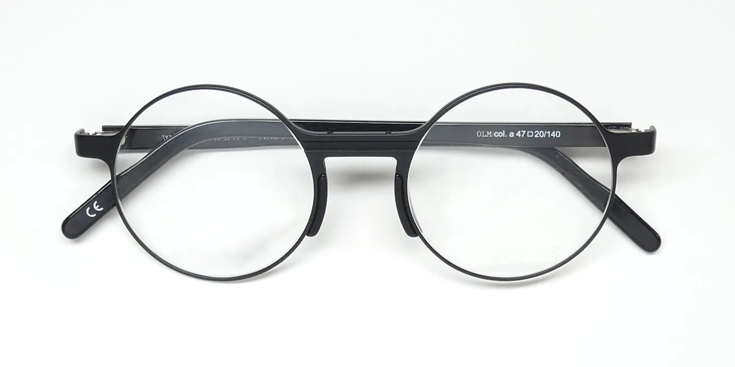 Andy Wolf Olm a Eyeglasses Black 47mm Unisex 2