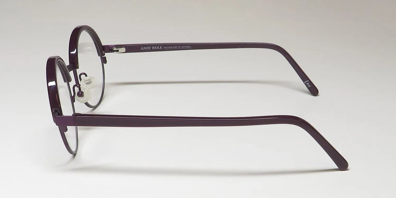 Andy Wolf 4577 e Eyeglasses Violet 47mm Unisex 4