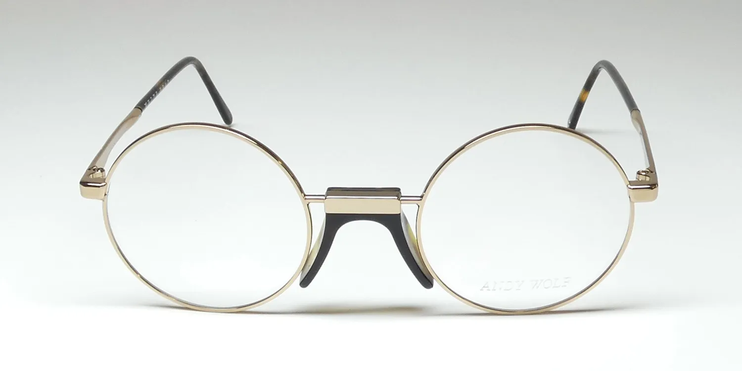 Andy Wolf ROSS b Eyeglasses Gold 45mm Unisex 3
