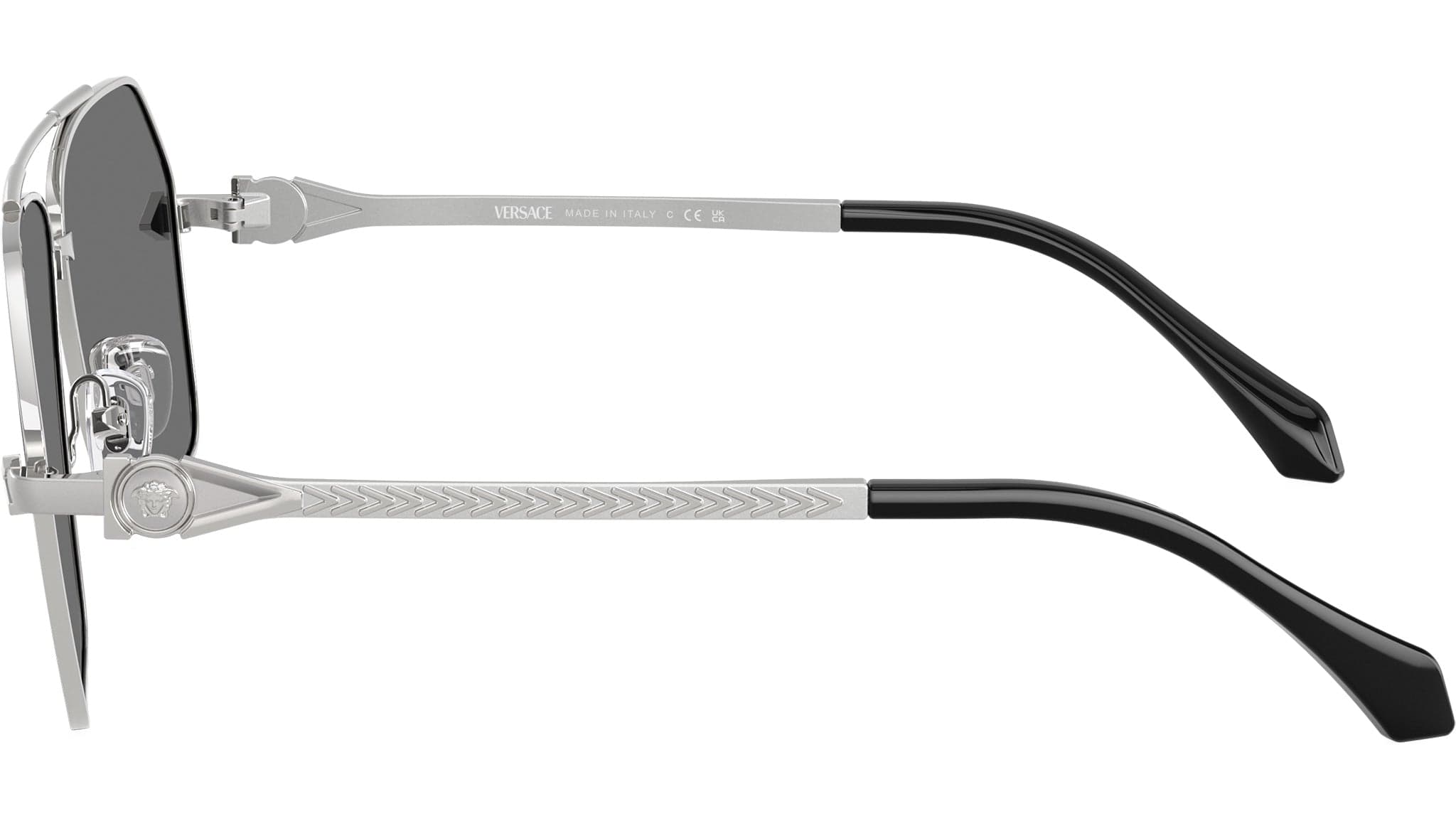 Versace 0VE2284 10006G Sunglasses Silver 61mm 3