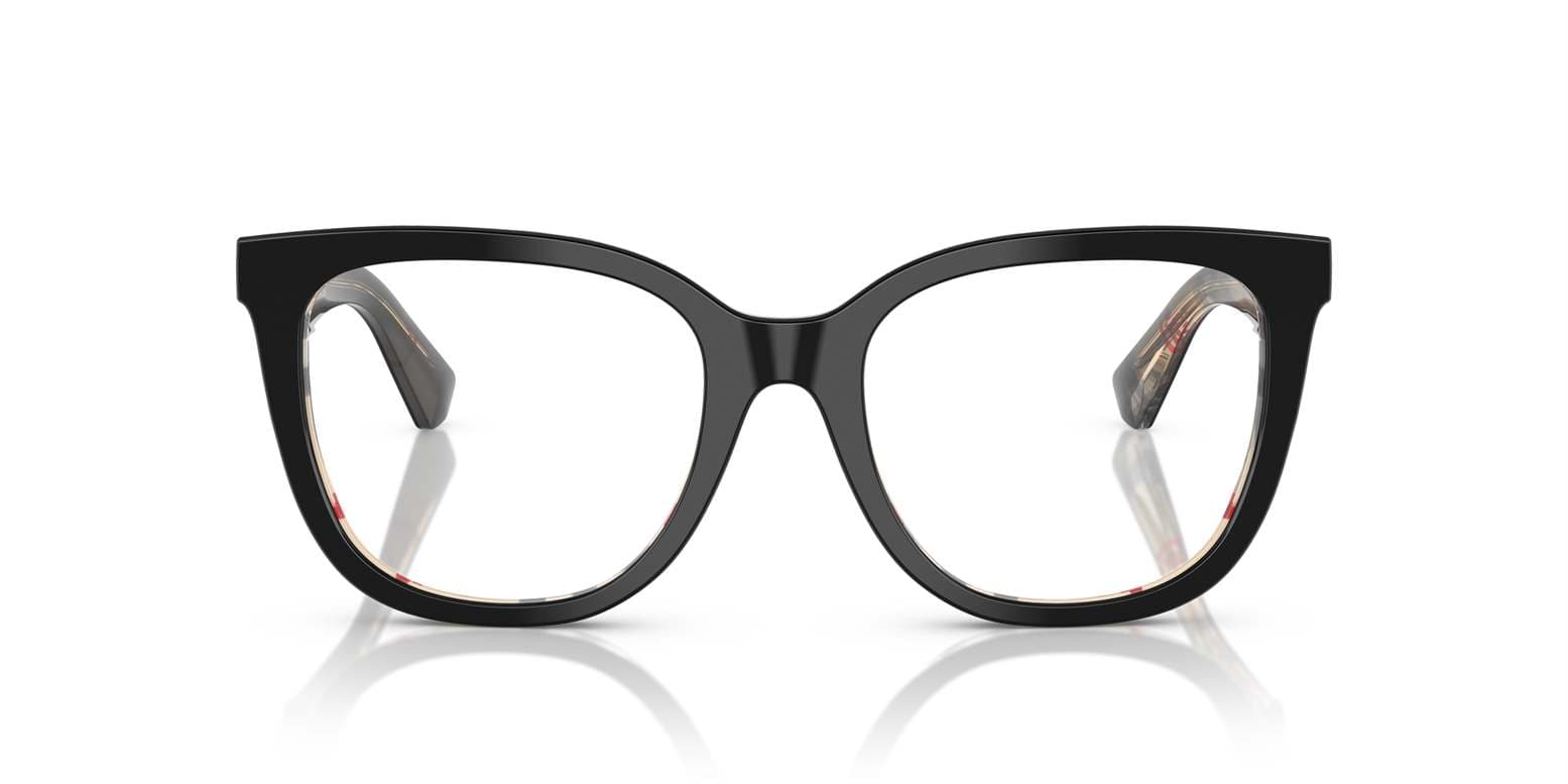 Burberry 0BE2415 4121 Eyeglasses Top Black On Vintage Check 53mm Unisex 2