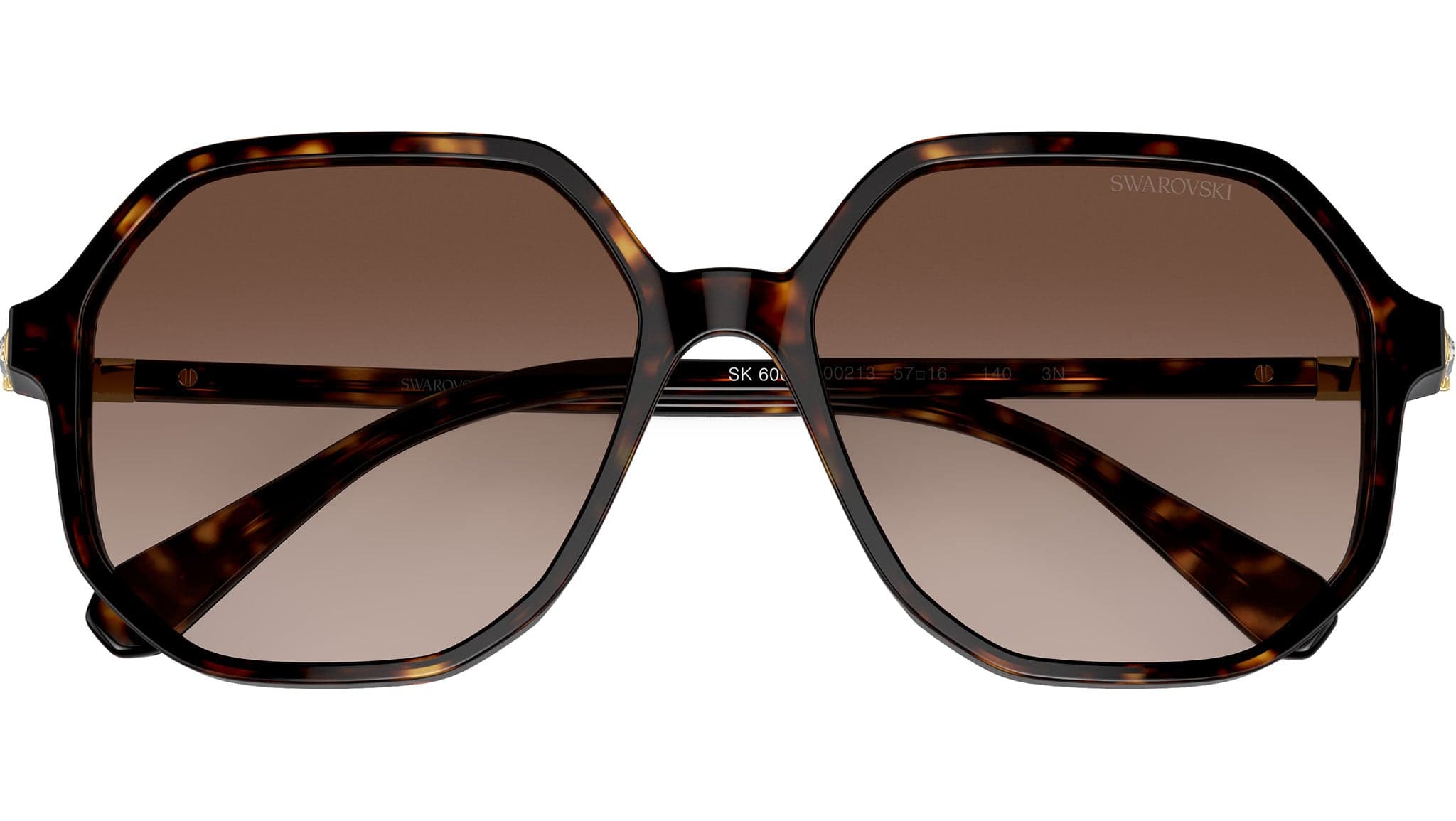 Swarovski SK6003 100213 Sunglasses Tortoise 57mm Women 5