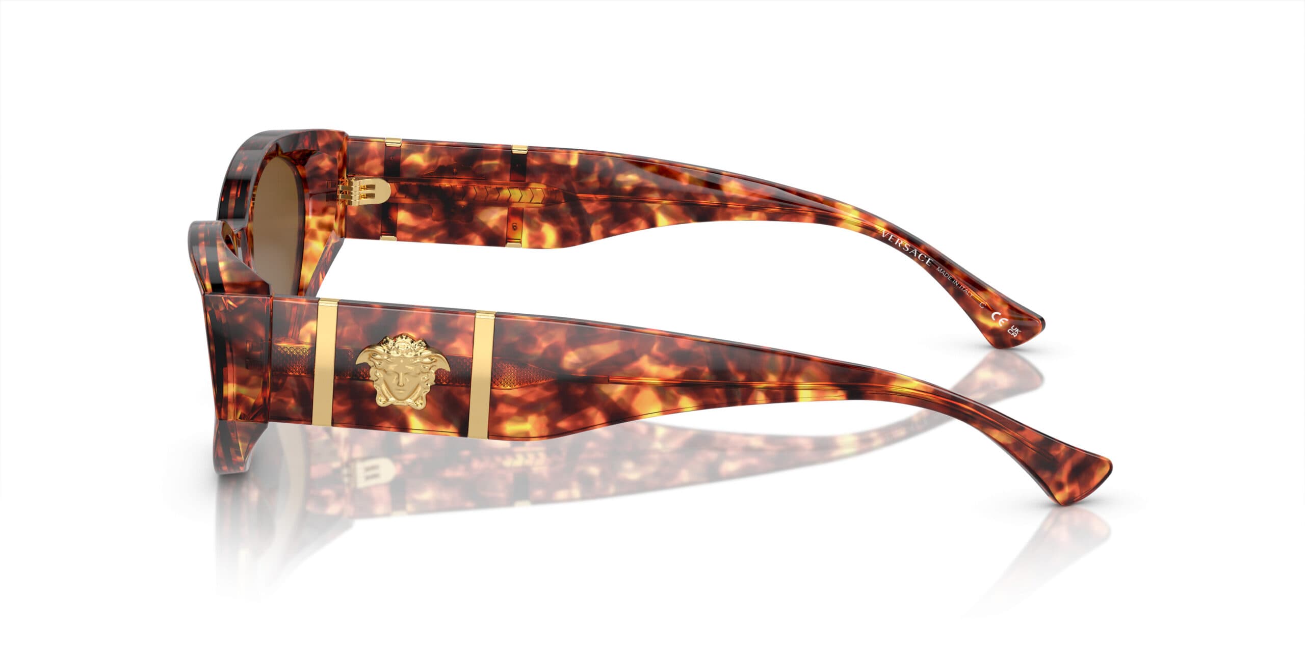 Versace 0VE4454 543783 Sunglasses Havana 55mm Women 3