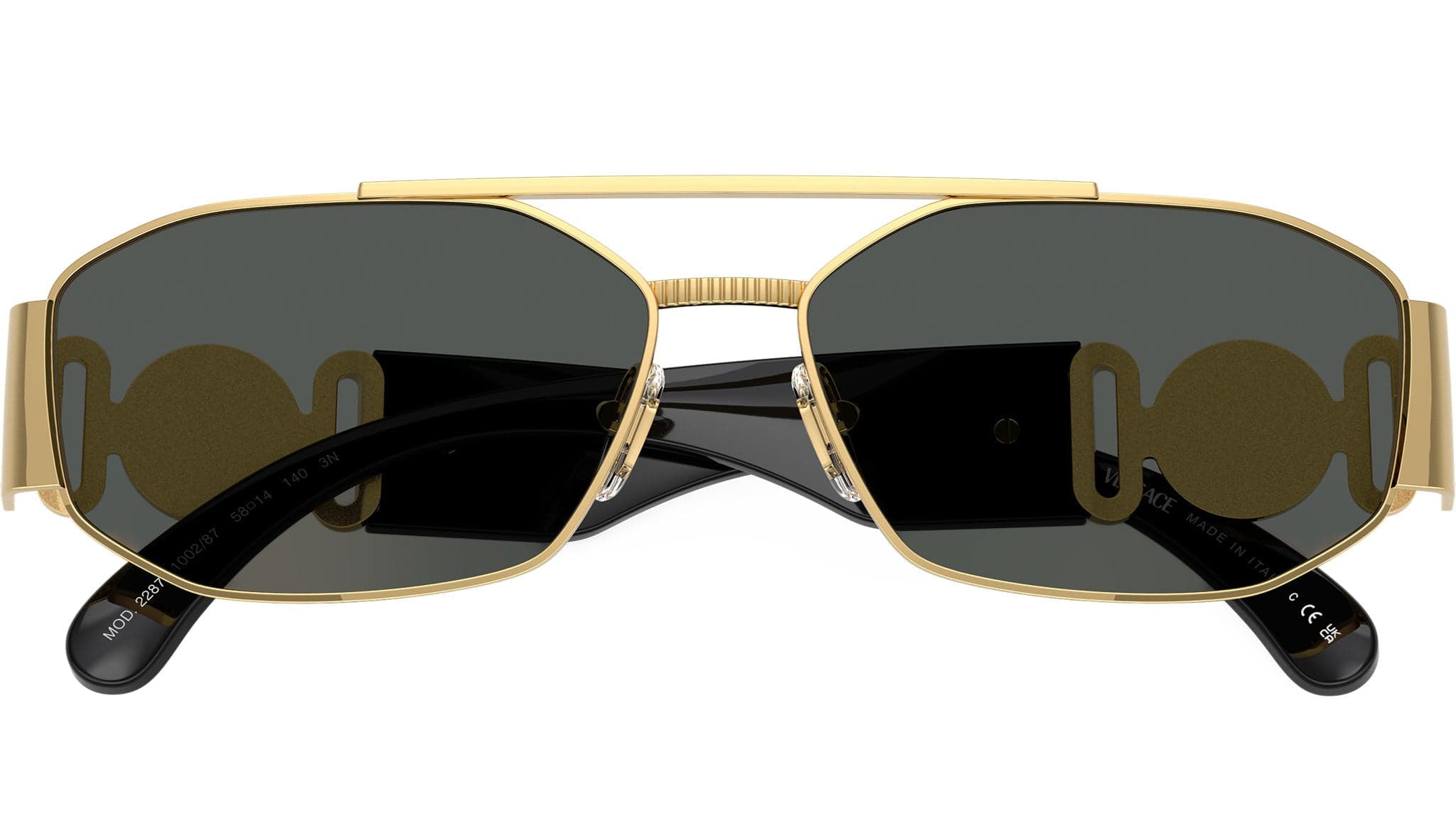 Versace 0VE2287 100287 Sunglasses Gold 58mm Unisex 5