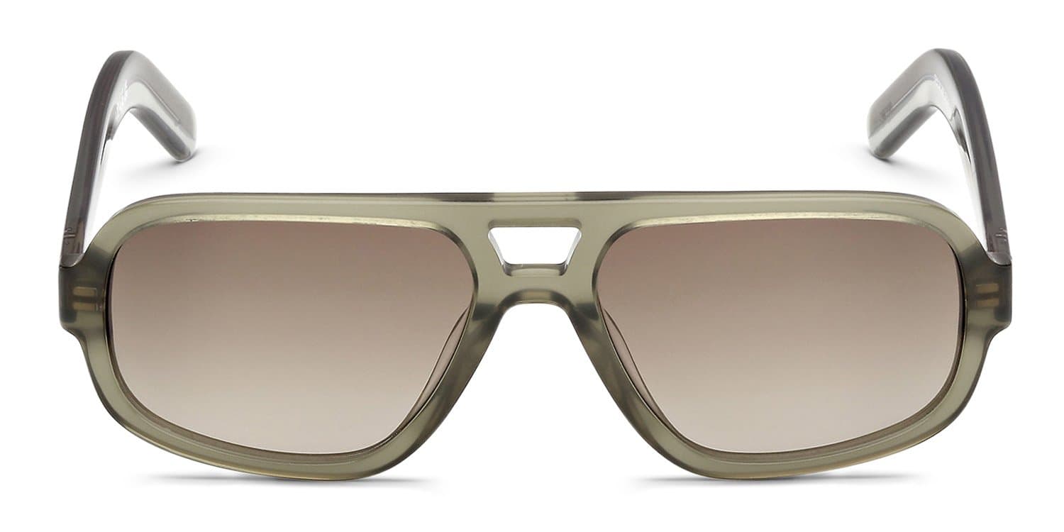 Adidas OR0134 96P Sunglasses Shiny Dark Green 55mm Men 2
