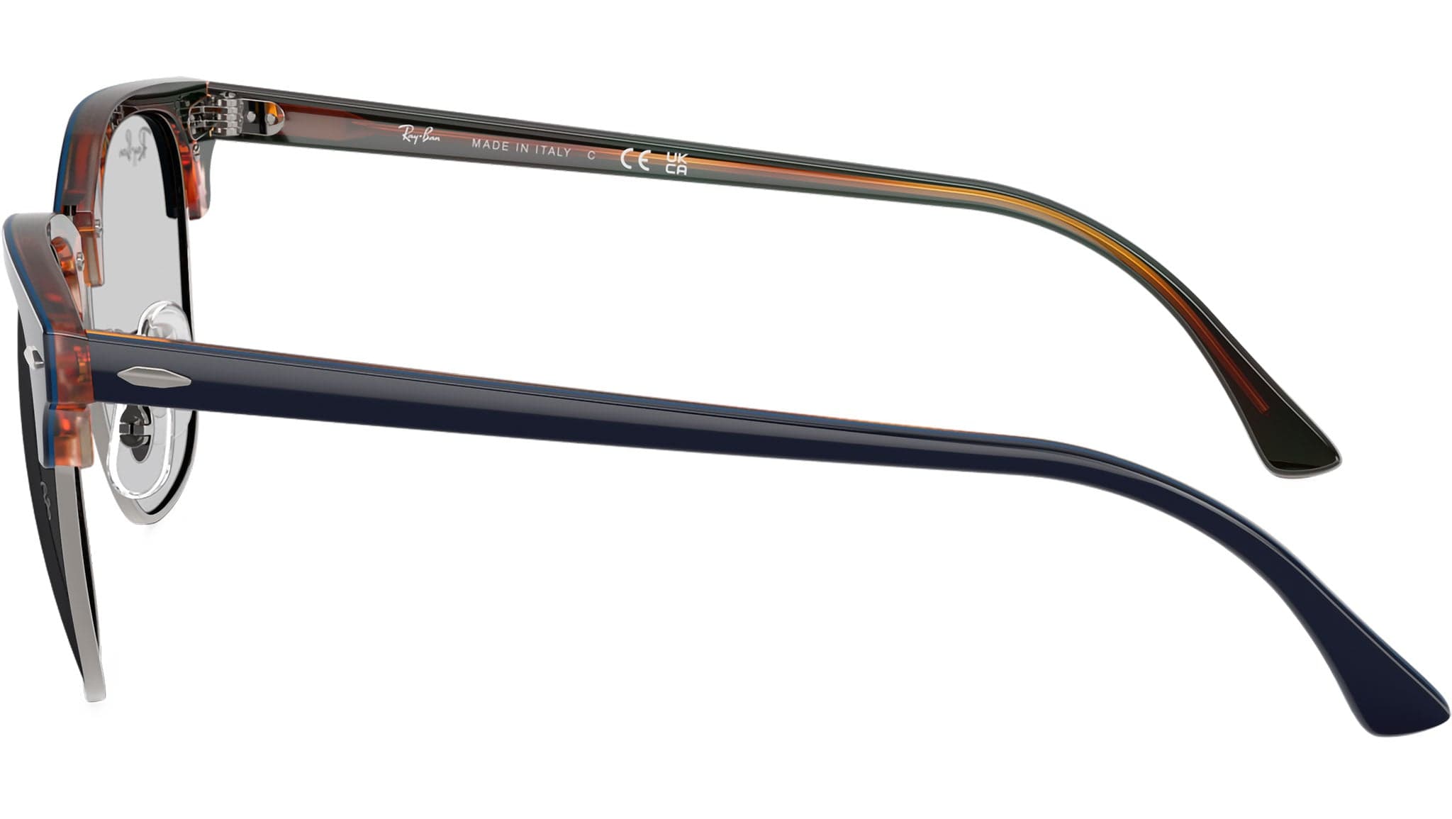 Ray-Ban RB3016 CLUBMASTER 1278/B1 RB3016 Sunglasses Multicolor 140mm Unisex 3