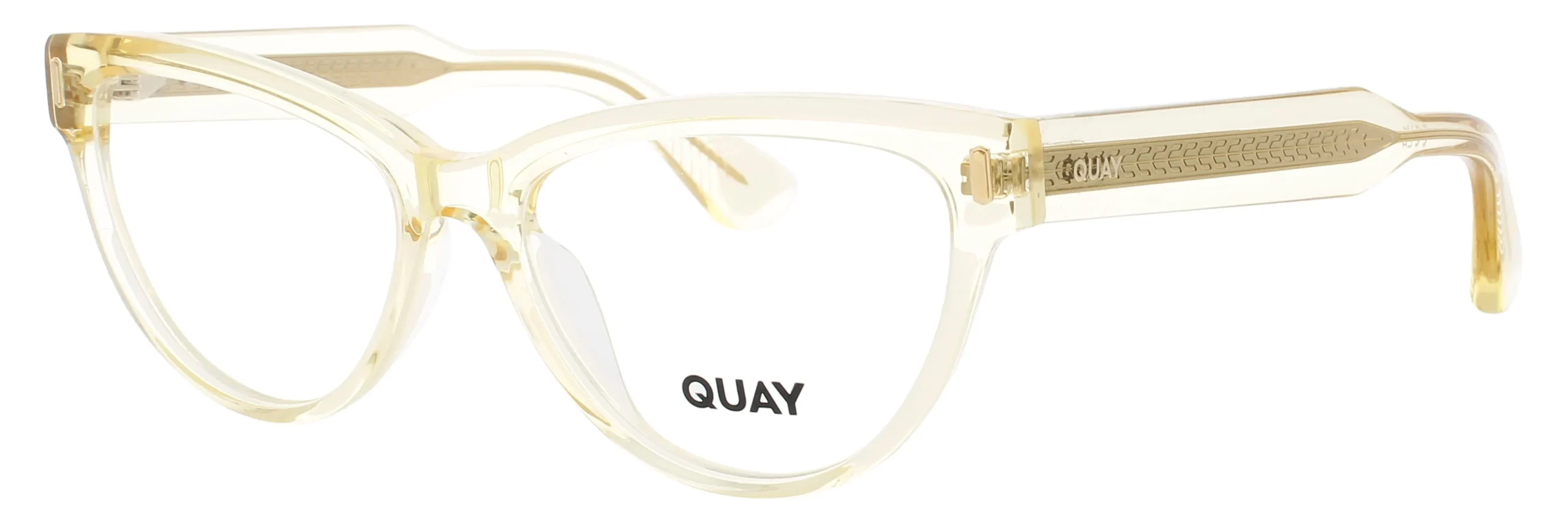 Quay SO SHY RX DAF Eyeglasses Crystal Daffodil 54mm Women