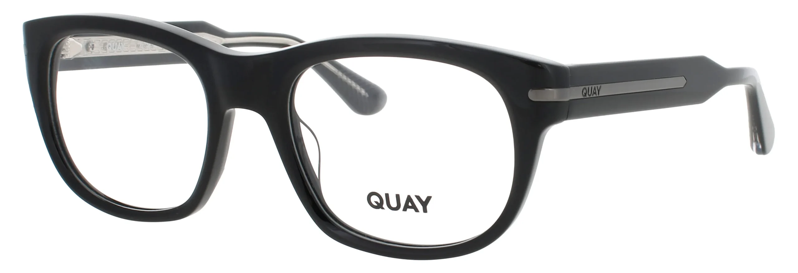 Quay REAL DEAL RX BLK Eyeglasses Black 53mm Unisex