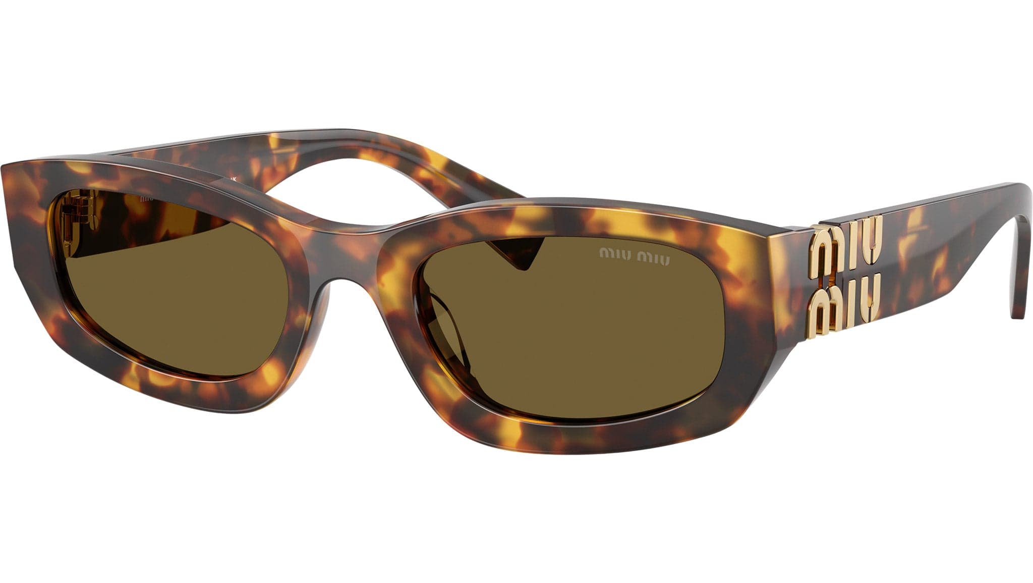 Miu Miu 0MU B04S 14L09Z Sunglasses Havana Honey 53mm Women