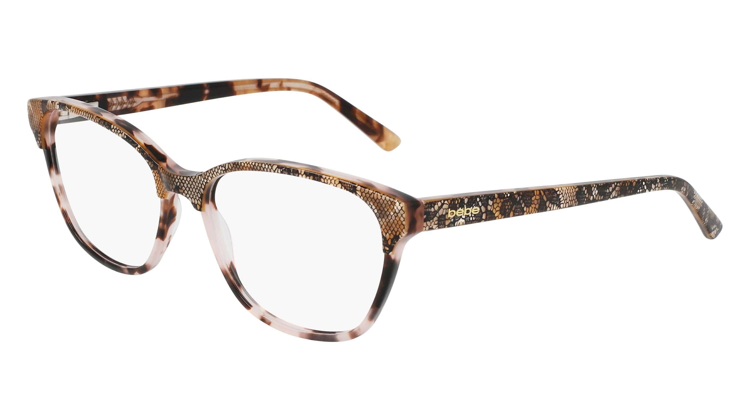 Bebe BB5220 200 Eyeglasses Topaz Lace 55mm