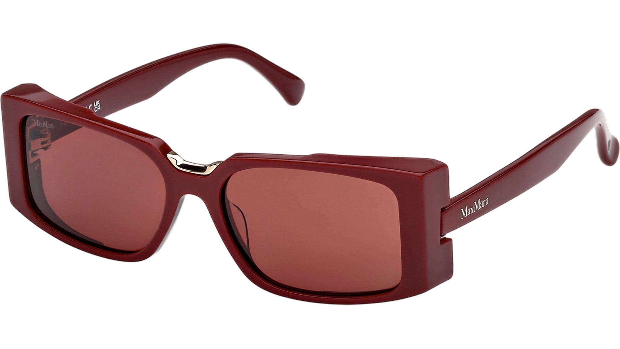 Max Mara MM0159 69S Sunglasses Shiny Bordeaux 54mm Women