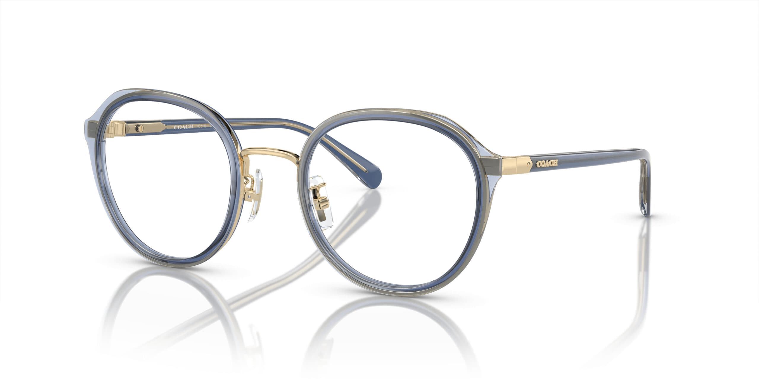 Coach 0HC5162 9435 Eyeglasses Transparent Blue 50mm