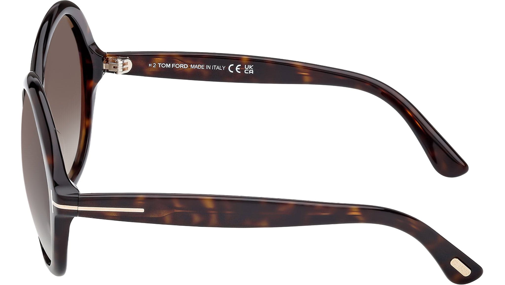 Tom Ford FT1282 52B Sunglasses Dark Havana 60mm Women 3