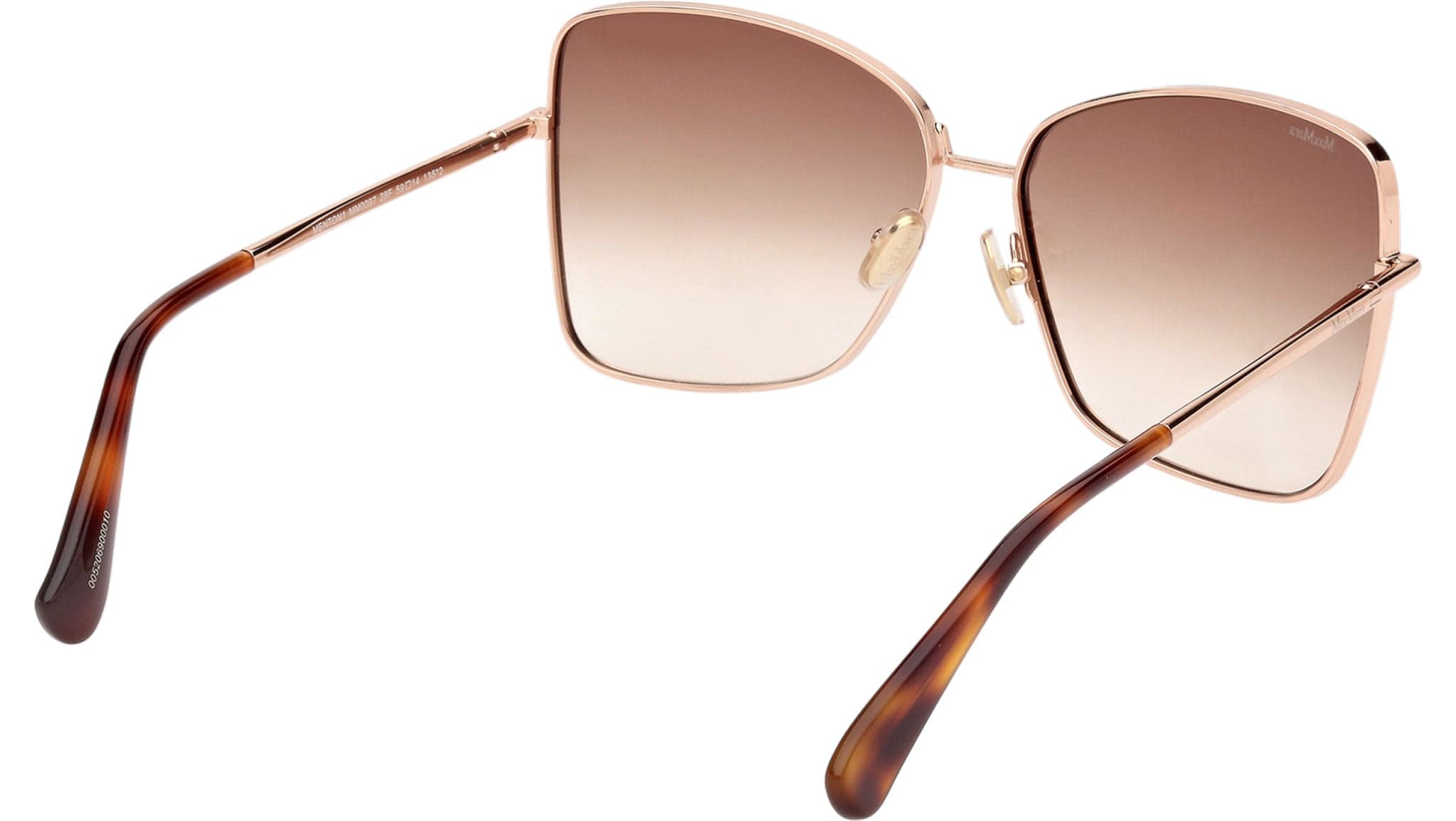 Max Mara MM0097 28F Sunglasses Shiny Rose Gold 59mm 5
